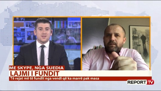 Gazetari Ervin Dushi nga Suedia: Këtu ka edhe shqiptarë të prekur nga koronavirusi, por s'ka asnjë masë shtrënguese