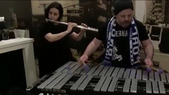 Muzika e këngës së njohur “Tingulli i heshtjes”, si rrallëherë në flaut dhe vibraphone nga dy artistë shqiptarë (VIDEO)