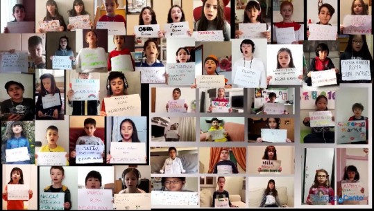 ‘Europa këndon’, 700 fëmijë këndojnë arien e njohur “Nessun dorma” të Puçinit (VIDEO)