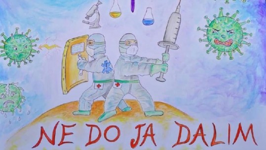 Koronavirusi në fletët e bardha të vizatimit të fëmijëve shqiptarë...një botë që lëngon, por me ngjyra (FOTO)