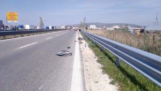 U godit nga një mjet në autostradën Fier-Lushnje, ndërron jetë personi që udhëtonte me biçikletë