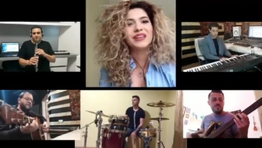  Pashkë me muzikë popullore për të sjellë pozitivitet, Denisa Gjezo këndon 'Fustanin që të solla mbrëmë' (VIDEO)