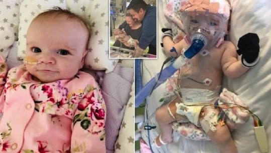 Para 4 muajsh u operua në zemër, vajza 6-muajshe mposht koronavirusin! Përcillet me lot gëzimi e duartrokitje nga spitali (VIDEO)