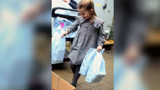 Princesha Charlotte shpërndan pako me ushqime për të izoluarit nga COVID-19 në ditëlindjen e saj të 5-të