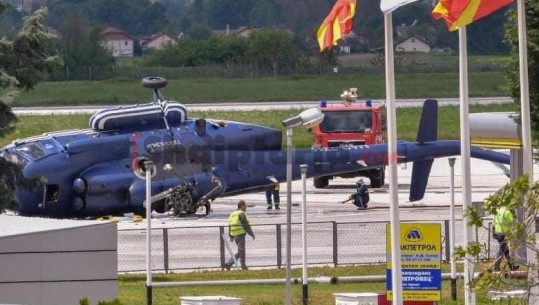 Maqedoni e Veriut, rrëzohet helikopteri në aeroportin e Shkupit, një i plagosur