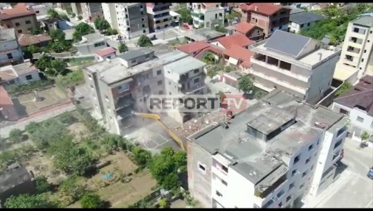 Mes tymit dhe gërmadhave, Report Tv sjell pamje me dron nga shembja e 18 pallateve në Shijak (VIDEO)