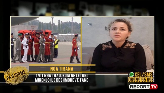 Nderohet Major Klodian Tanushi, bashkëshortja në Report TV: S'e harroj puthjen e fundit që iu dha fëmijëve në gjumë