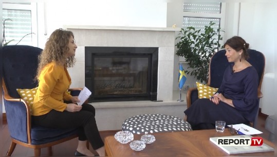 Ambasadorja e Suedisë për Report Tv: Strategjia e Shqipërisë për COVID-19 efektive! Ekonomia duhet të ringrihet (VIDEO)
