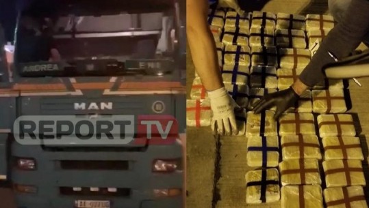 Kamioni me skaf luksoz drejt Italisë, kapet me 38 kg heroinë në Portin e Durrësit! Report Tv siguron videon, ja si u zbulua droga nga kontrolli (VIDEO)