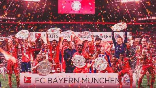 Bayern Mynchen fiton për here të 30 titullin kampion në Bundesligë