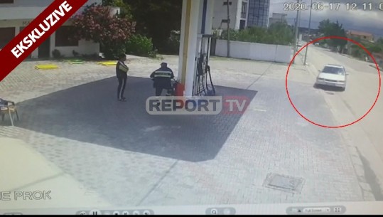 VIDEO EKSKLUZIVE/ Ish-polici me shpejtësi skëterrë humb kontrollin e makinës, ja momenti kur përplaset me shtyllën në Kavajë