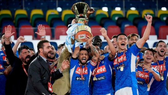 Hysaj fiton trofeun e parë me Napolin, Juve humbet me penallti Kupën e Italisë! Sarri: Kaq mund të bënim (VIDEO)