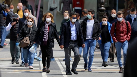 Covid-Turqi, 190 mijë raste infeksioni nga koronavirusi! 7000 gjoba për mosmbajtjen e maskave