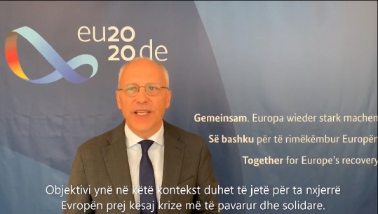 Gjermania merr kreun e BE, ambasadori Zingraf: Fokusi kriza pas COVID-it, jemi në krah të Shqipërisë me fjalë e vepra