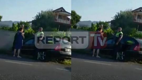 Aksident në rrugën Elbasan-Metalurgjik, makina përplaset me murin rrethues të një banese (VIDEO)