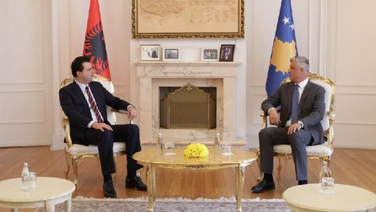Basha takohet me Thaçin, presidenti i Kosovës: Ka dhënë kontribut të jashtëzakonshëm për konsolidimin e shtetit tonë