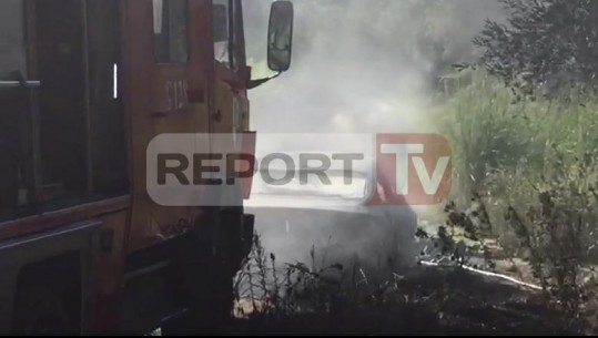 Autorët djegin makinën që përdorën për vrasjen, flakët përfshijnë ullishten në Elbasan