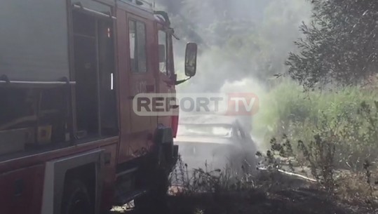 Vrasja në Elbasan, autorët djegin makinën rrugës për në Peqin 