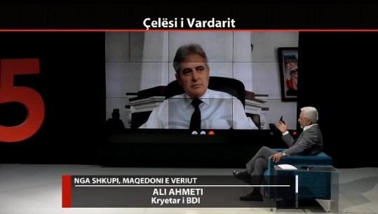 Ali Ahmeti në Report Tv: S'tërhiqem nga kushti kryeministër shqiptar! I gatshëm për koalicion edhe me partinë e ish kryeministrit Gruevski