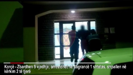 Korçë/ Arrestohet në flagrancë duke vjedhur dhe shpallen në kërkim 2 bashkëpunëtorë (VIDEO)