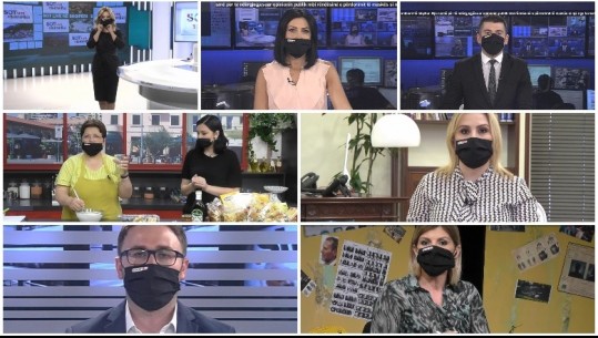 Sensibilizimi për mbrojtjen kundër COVID-it/ Stafi i Report Tv me maskë, mbaje edhe ti! 