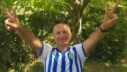 Ilir Meta 'zhvishet' nga petku i Presidentit, feston me veshjen e ekipit të Tironës titullin kampion