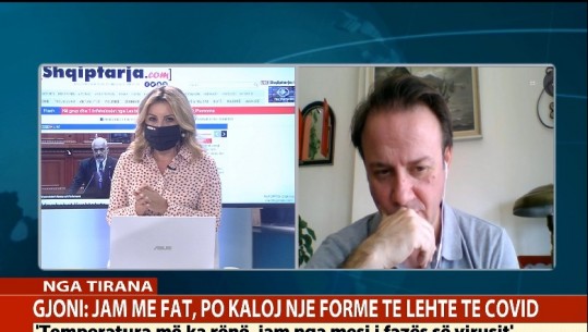 Ralf Gjoni përshëndet nismën e Report Tv për maskën dhe tregon karantinën: Jam OK, u infektova në zyrat e parlamentit 