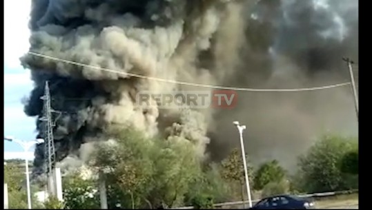 Zjarri në fabrikën e Skraparit, stakohet energjia elektrike në disa fshatra