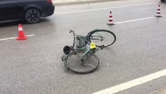 52-vjeçari me biçikletë aksidentohet nga makina në kthesën e Kamzës, ndodhet në spital