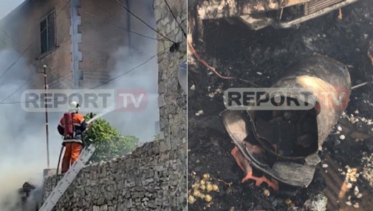 Sapo e mbushi, shpërthen bombola e gazit në Shkodër, shtëpia në flakë, lagja mbulohet nga tymi, s'ka të lënduar (VIDEO)