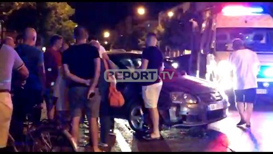 Aksident i rëndë në Shkodër, një person dërgohet me urgjencë në spital (VIDEO)