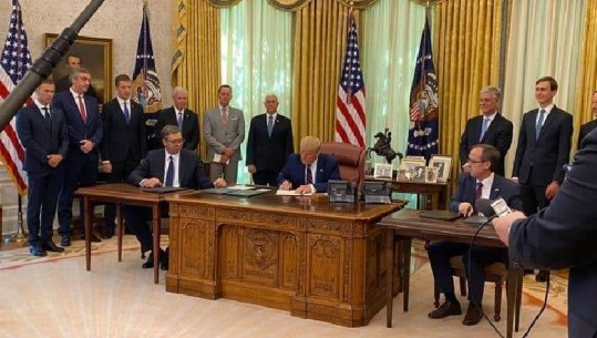 Kosova dhe Serbia nënshkruajnë marrëveshjet me Amerikën