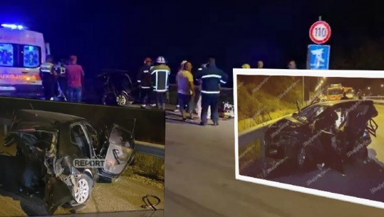 'Benzi' përplas 'Volkswagen' në dalje të Tunelit të Elbasanit/ Bllokohen 4 vajza brenda makinës, 2 prej tyre humbin jetën. Shkaktari i aksidentit i dehur, arrestohet