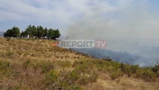 Shkodër, zjarr i madh në fshatin Mali Hebe, rrezikohen banesat (VIDEO)