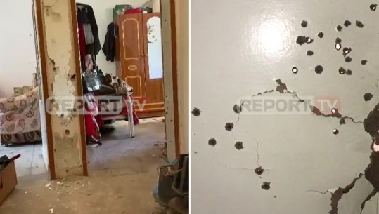 Report Tv në shtëpinë e njeriut 'bombë'/ Nga muret e shpuara me plumba te kallëpet e dinamitit, Lefter Zhidru e kishte kthyer në bazë municioni e armësh (VIDEO)