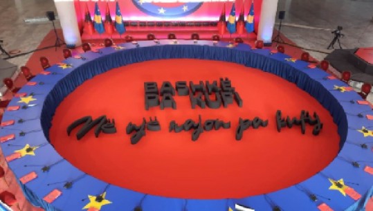 Zbulohet slogani domethënës në mbledhjen mes dy qeverisë Shqipëri- Kosovë (FOTO)