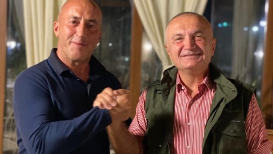 'Një mbrëmje frymëzuese dhe vëllazërore', Meta kalon një darkë me Ramush Haradinaj