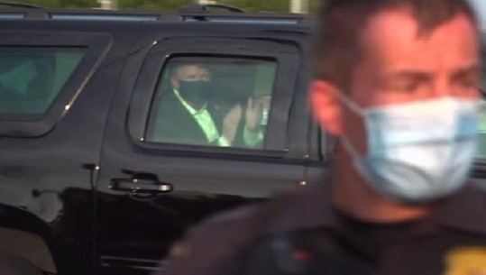Trump 'del' nga spitali, bën xhiro me makinë për të përshëndetur qytetarët amerikanë (VIDEO)