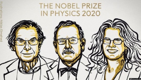 Studiuesit e vrimës së zezë fitojnë Çmimin Nobel për Fizikë