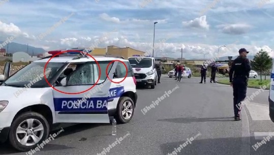 Kjo është makina e Policisë Bashkiake që u qëllua në Shkodër (VIDEO)