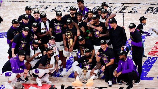 Los Angeles Lakers kampion në NBA, titulli i dedikohet Kobe Bryant (VIDEO)
