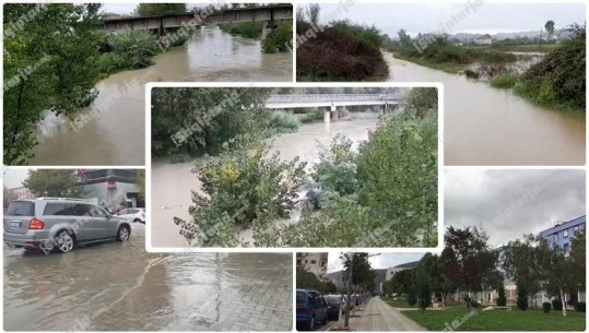 Shqipëria 'zgjohet' me shi/ Përmbyten banesat në ish Kënetë dhe disa rrugë në Durrës! Lumi Ishëm del nga shtrati duke rrezikuar disa fshatra! Bien gurët në Kukës, pa drita disa zona