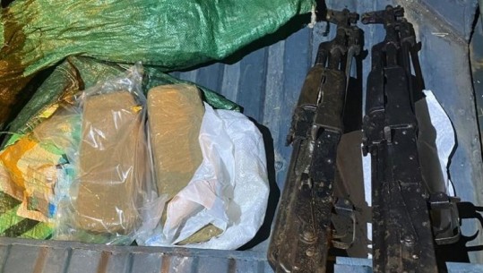 Lezhë/ U kap me 2 kg heroinë dhe 2 kallashnikovë, arrestohet 43-vjeçari