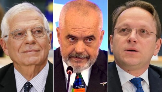 Komisoneri i BE për Zgjerim, Varhelyi dhe Josep Borrell bisedë me Ramën: Presim që Shqipëria të përparojë në rrugën drejt unionit