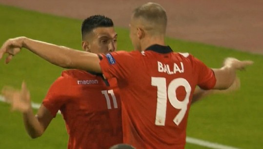 Mbyllet pjesa e parë, Shqipëria në avantazh kundër Kosovës falë Bekim Balajt