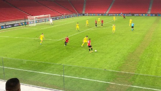 Shqipëria shënon golin e dytë në pjesën e parë, kazakët ngushtojnë diferencën 