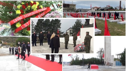 Dita e Çlirimit të Shqipërisë festohet në rrethe, masat anti-covid reduktojnë numrin e pjesëmarrësve në ceremoni (VIDEO)