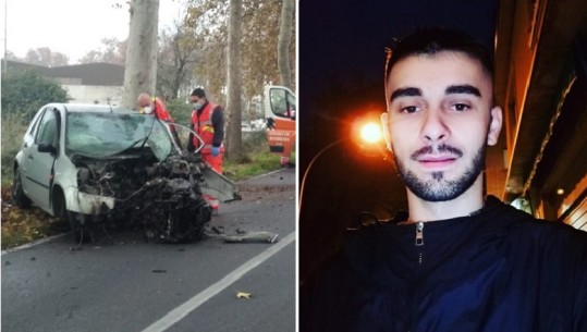 Itali/ Po kthehej nga puna, por humb kontrollin e makinës dhe përplaset me pemën, humb jetën 22-vjeçari shqiptar (FOTO)