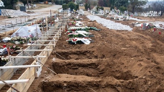 Imazhe rrënqethëse nga Selaniku, bashkia krijon hapësira të reja për të varrosur të vdekurit nga COVID-19
