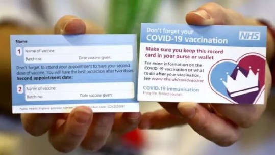 Britani/ Të martën nis vaksinimi anti-COVID i qytetarëve, të gjithë do të pajisen me kartë vërtetimi